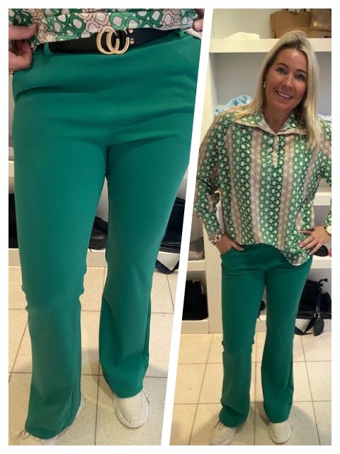 MSCH Copenhagen zwarte broek flairpijp